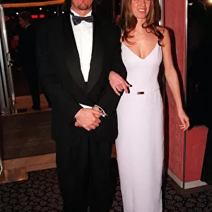 Paul Young singer with his wife Stacey attend the film premiere of Looking For Richard