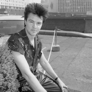 Paul Young during a visit to Birmingham 26th July 1983 Paul Young during a visit to Birmingham 26th July 1983