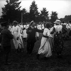 Peace Celebrations dancing in Hyde Park. circa 1919