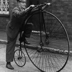 Peddler Palmer with Penny Farthing Print (1948) Peddler Palmer with Penny Farthing Print (1948)