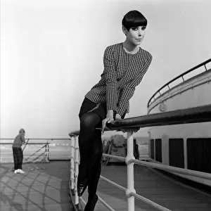 Peggy Moffitt, October 1965 Top American fashion model pictured on "