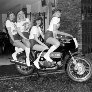 Penthouse Print: Penthouse Pets on BMW Motorcycles