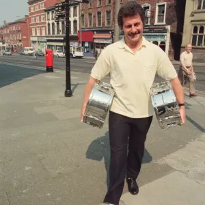 Pete Best, posing for the camera in Liverpool. Pete Best was the original