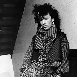 Pete Burns, singer of pop band Dead or Alive. Circa May 1981