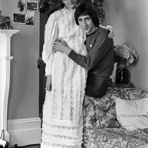 Pete Townshend and Fiancee Karen Astley, 18th May 1968 Print Pete Townshend and Fiancee Karen Astley, 18th May 1968 Print