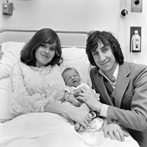 Pete Townshend of British rock group The Who with his wife Karen