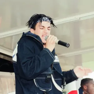 Peter Andre, performs at Fun Day, Stewart Park, Marton, Middlesbrough, England