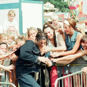 Peter Andre, performs at Fun Day, Stewart Park, Marton, Middlesbrough, England