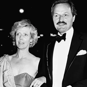 Peter Bowles Actor with Josephine Burge - July 1985