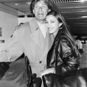 Peter Cetera with Jane Seymour Leaving Heathrow Print