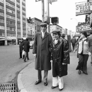 Peter Cook and Dudley Moore in their Pete and Dud