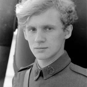 Peter Firth on the Set of Aces High Print 8th September 1975 Peter Firth on the Set of Aces High Print 8th September 1975