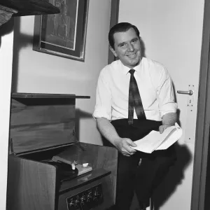 Peter Hawkins the man behind the voice of the Daleks listen to old gramaphone records to Peter Hawkins the man behind the voice of the Daleks listen to old gramaphone records to
