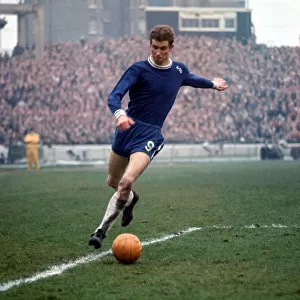 Peter Osgood in action for his club Chelsea during a Leqague Division One match