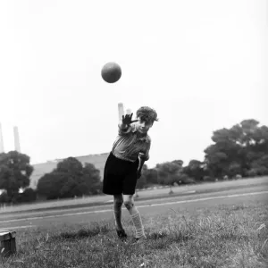 Battersea Athletic Track Print 19th August 1954