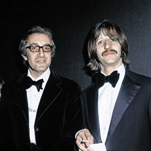 Peter Sellers with Ringo Starr at the Premiere of "Oh What a Lovely War"