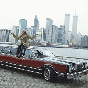 Peter Stringfellow, nightclub owner pictured in New York in January 1986