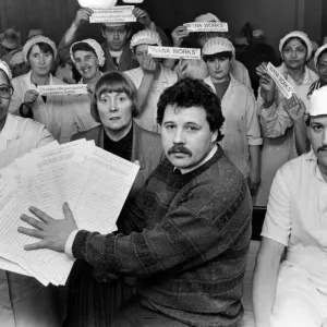 Avana Bakery Staff Petition Print, Cardiff 1987 Avana Bakery Staff Petition Print, Cardiff 1987