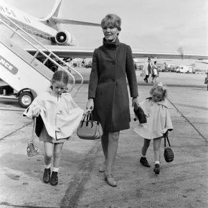 Petula Clark at London Airport, 15th September 1966 Print Petula Clark at London Airport, 15th September 1966 Print
