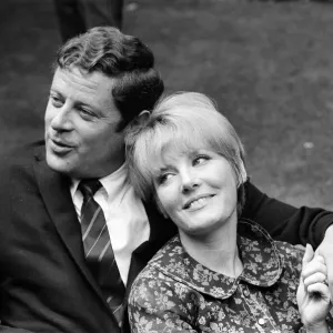 Petula Clark and Claude Wolff Print, Embankment Gardens 1966