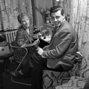Petula Clark and Joe Henderson. 2nd February 1958 Petula Clark and Joe Henderson. 2nd February 1958
