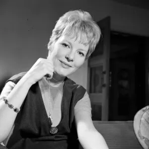 Petula Clark at The Westbury Hotel in London, February 1963 Petula Clark at The Westbury Hotel in London, February 1963