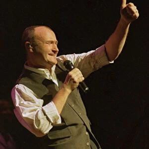 Phil Collins on stage