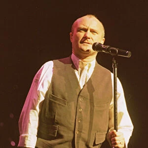 Phil Collins on stage