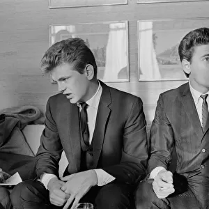 Phil (left) and Don Everly, American singing duo The Everly Brothers