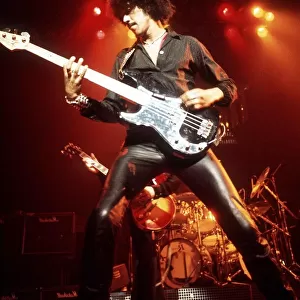 Phil Lynott lead singer with Rock Band Thin Lizzy