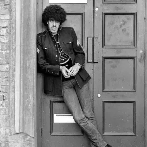 Phil Lynott, singer and bass player with the rock group Thin Lizzy Phil Lynott, singer and bass player with the rock group Thin Lizzy