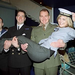 Philippa Forrester TV Presenter January 1999 At the Boat Show at London