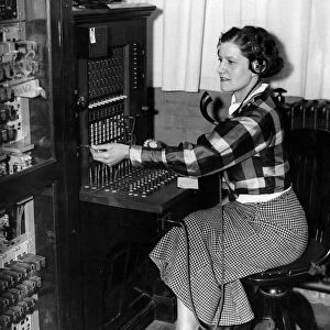 They phone Miss Fone. Miss V Fone, quite rightly, is a switchboard operator at Commercial