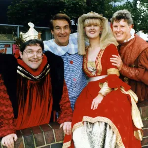 Photocall for Billigham Forums pantomime Sleeping Beauty including cast members