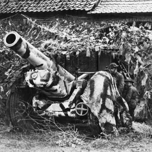 This photograph gives an excellent impression of effective camouflage against aerial