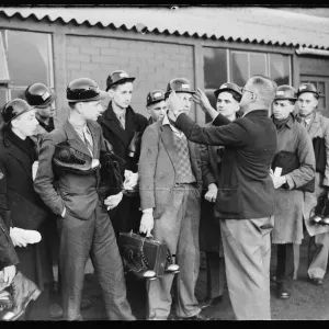 Bevin Boy Miners with Equipment, Print Bevin Boy Miners with Equipment, Print