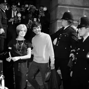 Photographer David Bailey, 27 years old, marries French actress Catherine Deneuve Photographer David Bailey, 27 years old, marries French actress Catherine Deneuve