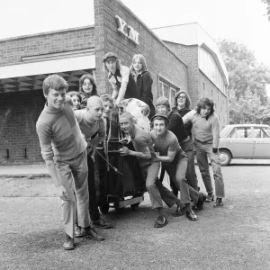 1972 Teesside Piano Pushing Competition Print