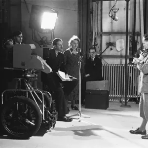 Picture Page television magazine programme seen here being broadcast from the BBC studios Picture Page television magazine programme seen here being broadcast from the BBC studios