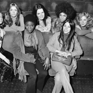 Picture shows some of the cast of Hair, The Musical. Far left is actor Picture shows some of the cast of Hair, The Musical. Far left is actor