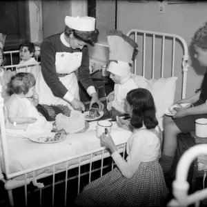 Picture shows a childrens party at King George Hospital, Ilford, East London Picture shows a childrens party at King George Hospital, Ilford, East London