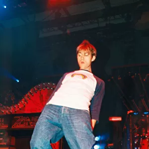 Picture shows Damon Albarn. Blur appeared at the the Cardiff International
