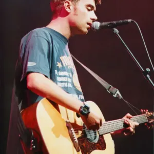 Picture shows Damon Albarn. Blur appeared at the the Cardiff International Picture shows Damon Albarn. Blur appeared at the the Cardiff International