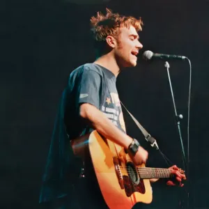 Picture shows Damon Albarn. Blur appeared at the the Cardiff International Picture shows Damon Albarn. Blur appeared at the the Cardiff International