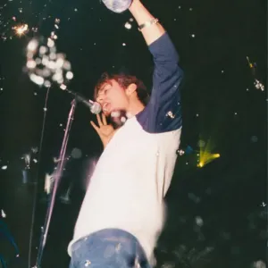 Picture shows Damon Albarn. Blur appeared at the the Cardiff International Picture shows Damon Albarn. Blur appeared at the the Cardiff International