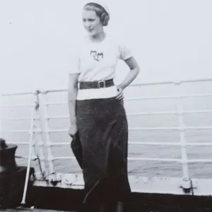 Picture shows Donald Trumps mother, Mary Anne MacLeod, in 1934