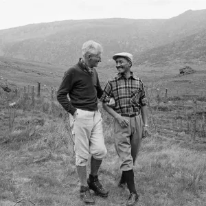 Picture shows Lord Hunt (left) and Sherpa Tensing Norgay (right) (Sherpa Tenzing Norgay Picture shows Lord Hunt (left) and Sherpa Tensing Norgay (right) (Sherpa Tenzing Norgay