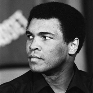 (Picture shows) Muhammad Ali at pre fight press conference. 29th September 1980