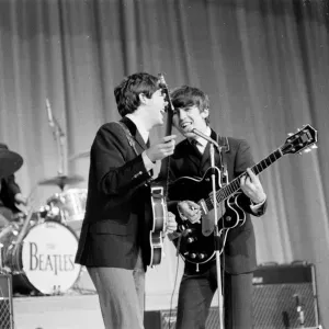 The Beatles Rehearse at Prince of Wales Theatre Print, 4th November 1963