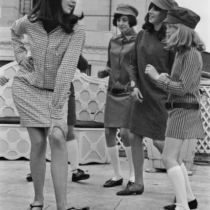 Picture shows the shows presenter Cathy McGowan during a Mod Fashions modelling shoot Picture shows the shows presenter Cathy McGowan during a Mod Fashions modelling shoot